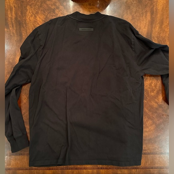 ESSENTIALS Long Sleeve Shirt - Black - Picture 3 of 3